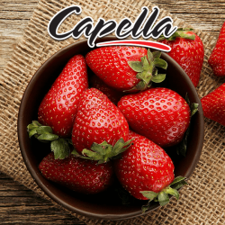 FRUITY 10ml Capella DIY Aroma - RF Sweet Strawberry (Düşük Isıda Buharlaşan Çilek) image 1